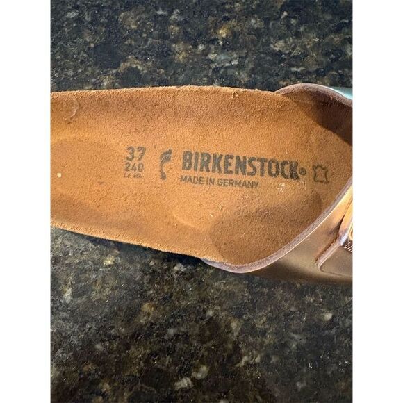 Birkenstock Madrid Women's Sandals Rose Gold Size 6 EU 37 Slip-On Casual - Picture 4 of 12